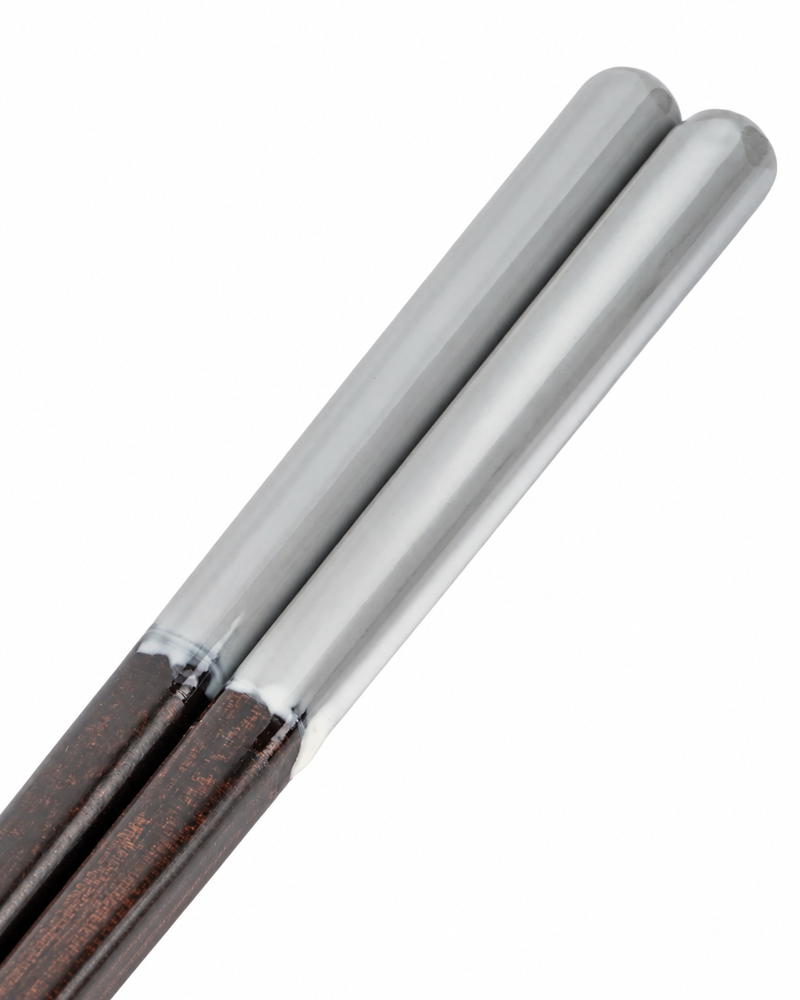 Light Grey Sendan Japanese Chopsticks – grey handle detail