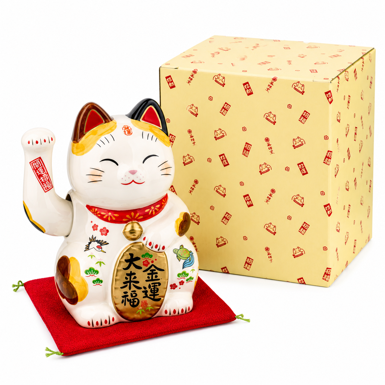 Good Fortune Moving Paw Japanese Lucky Cat