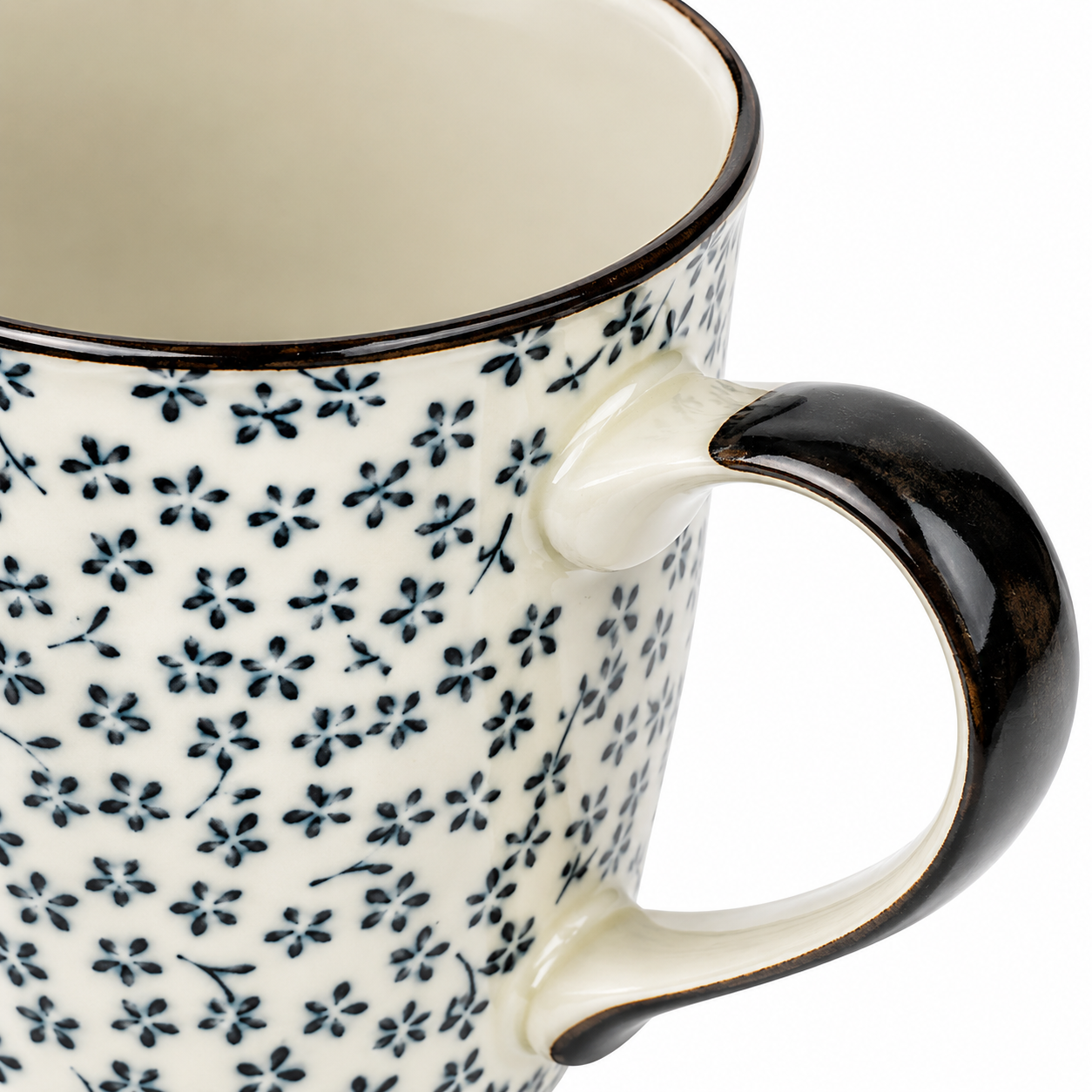 Kozome Aikobana Ceramic Japanese Tea Mug