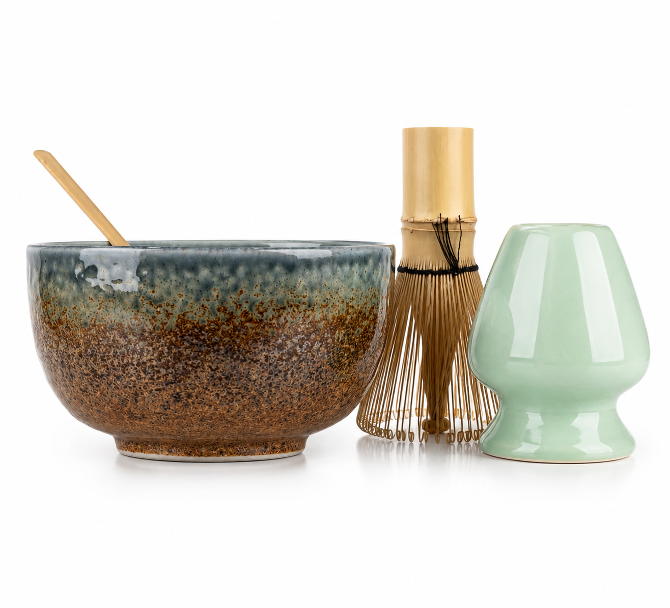 Aki Japanese Matcha Tea Bowl Set