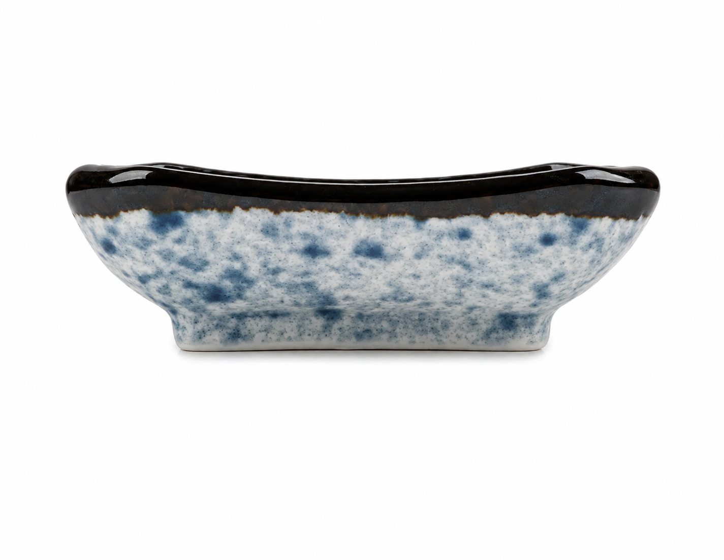 Seikaiha Small Ceramic Japanese Sauce Dish