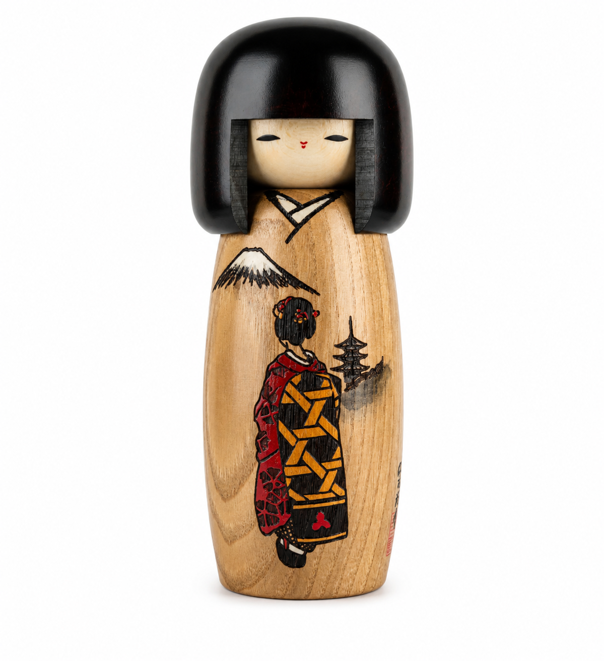 Pretty Maiko Japanese Kokeshi Doll | Handmade in Japan
