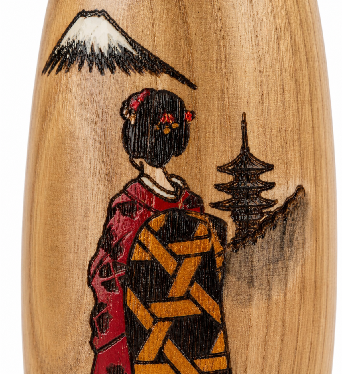 Pretty Maiko Japanese Kokeshi Doll | Handmade in Japan
