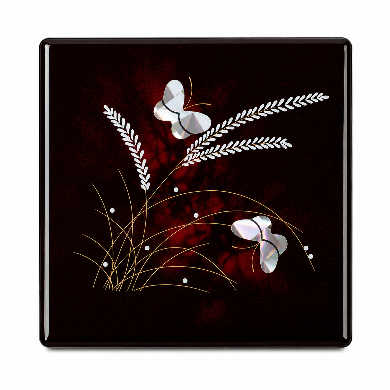 Butterfly Japanese Lacquer Jewellery Box | Made in Japan