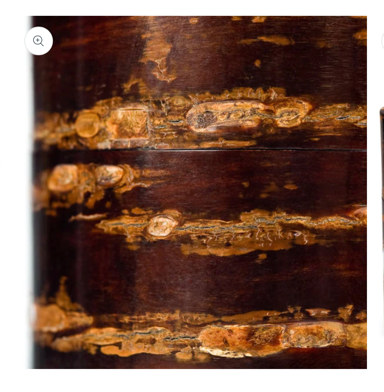 Small Cherry Bark Japanese Tea Caddy