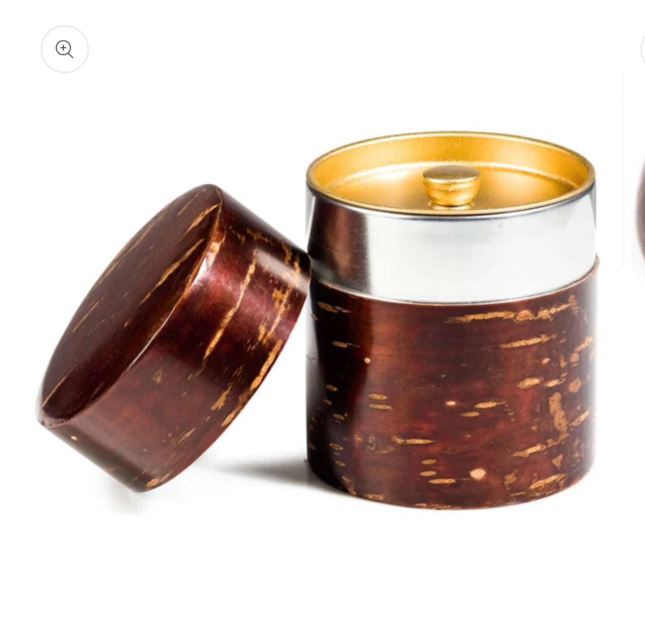 Small Cherry Bark Japanese Tea Caddy