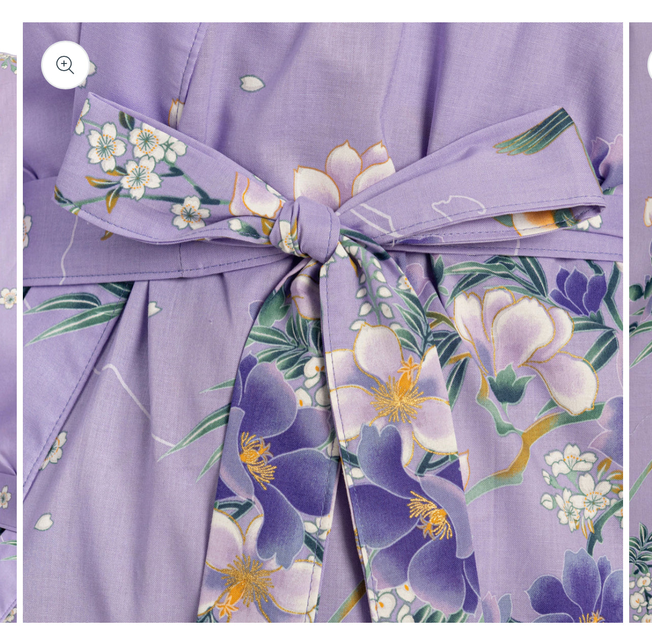 Magnolia Long Cotton Japanese Kimono