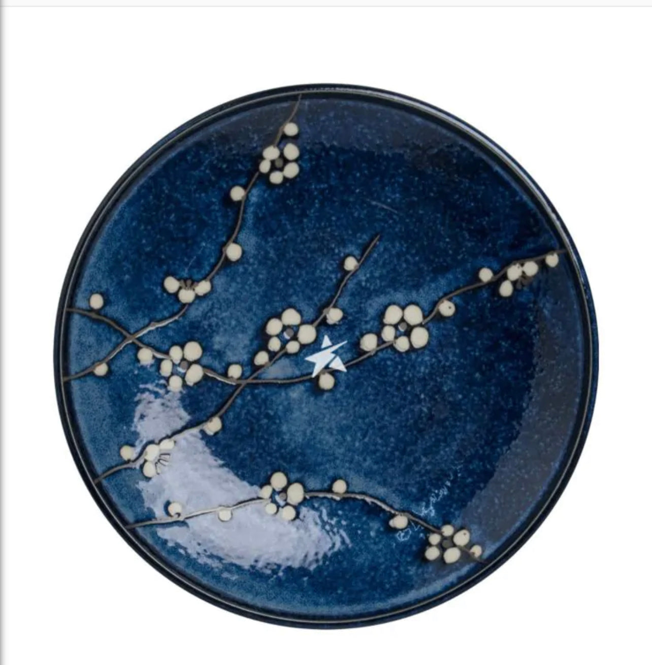 Blue Hana Cherry Blossom Japanese serving Bowl
