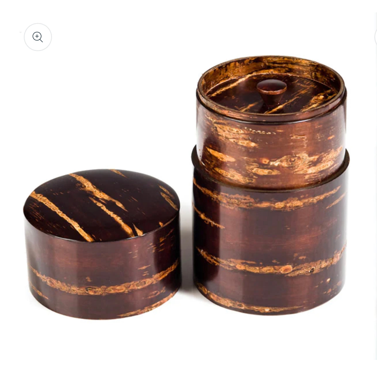 Small Cherry Bark Japanese Tea Caddy