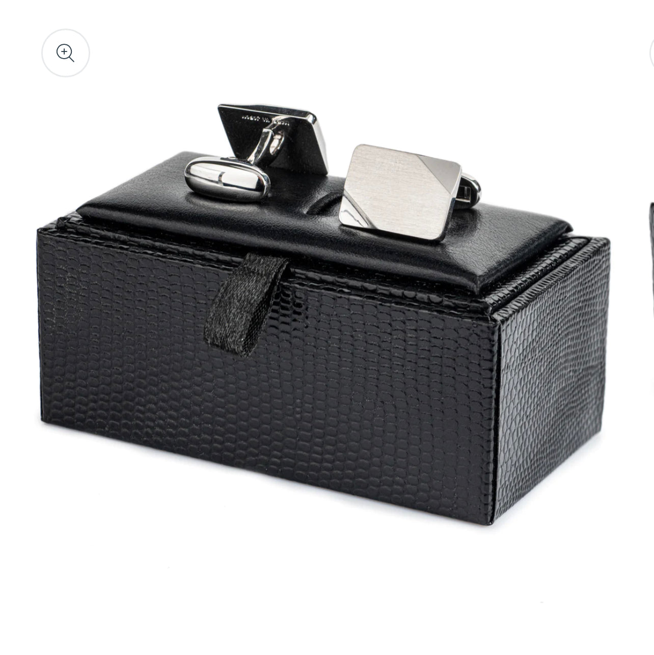 Ginza Classic Silver and Grey Japanese Cufflinks