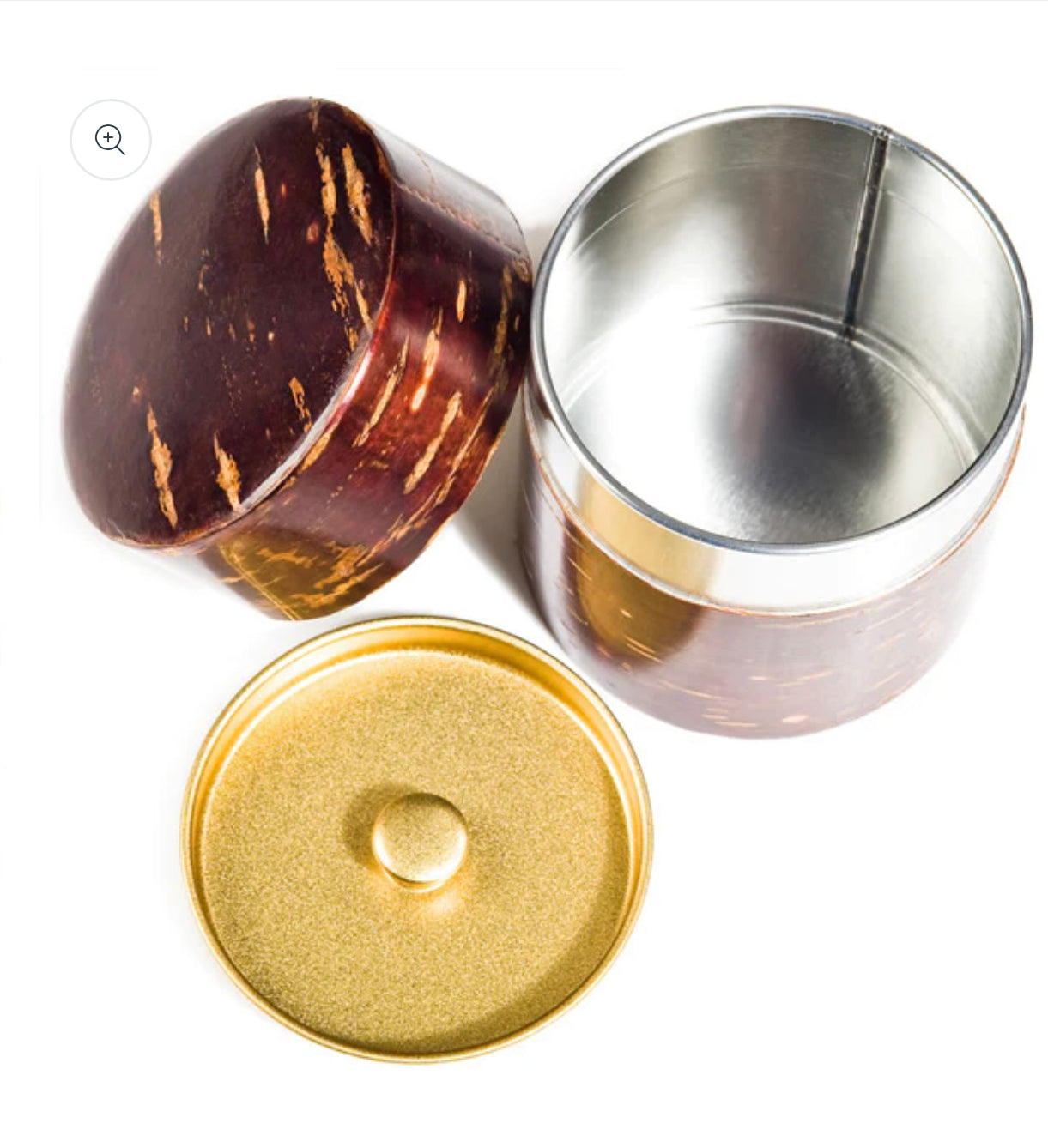 Small Cherry Bark Japanese Tea Caddy