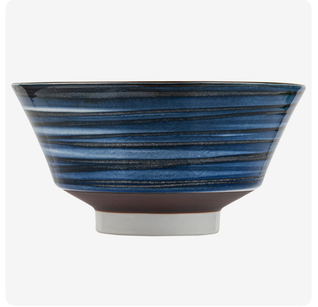 Komasuji Premium ceramic Japanese noodle bowl made in Japan