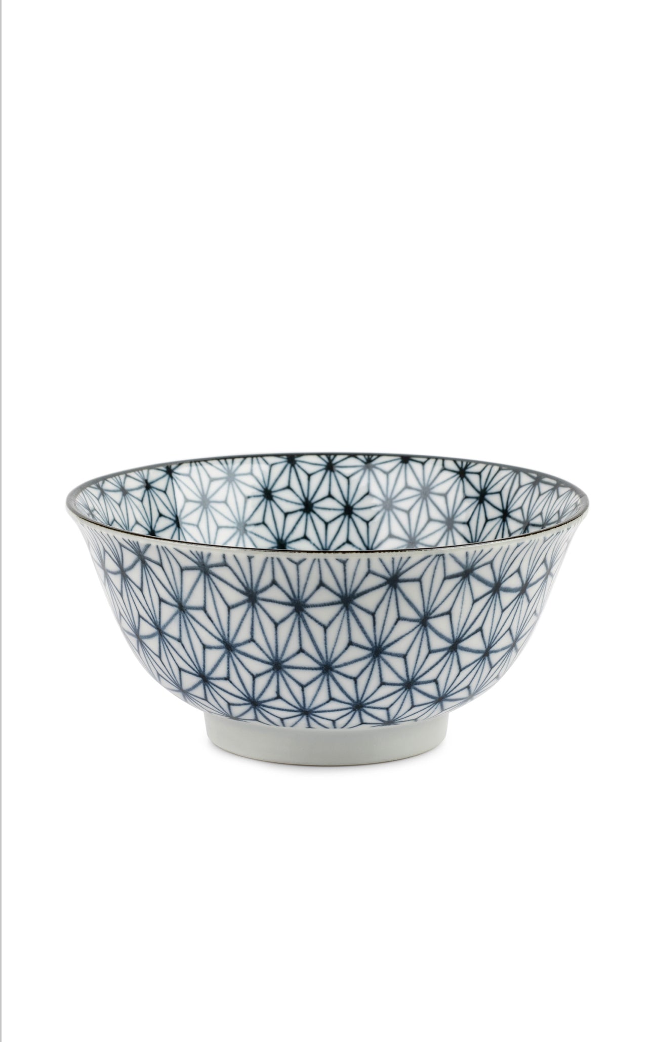 Asanoha Ceramic Japanese Tayou Bowl