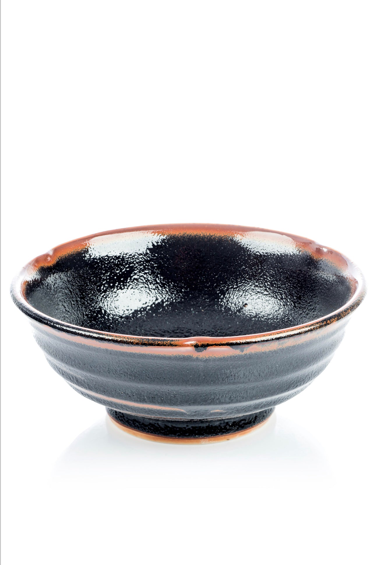 Tenmoku Black Japanese Ramen Bowl