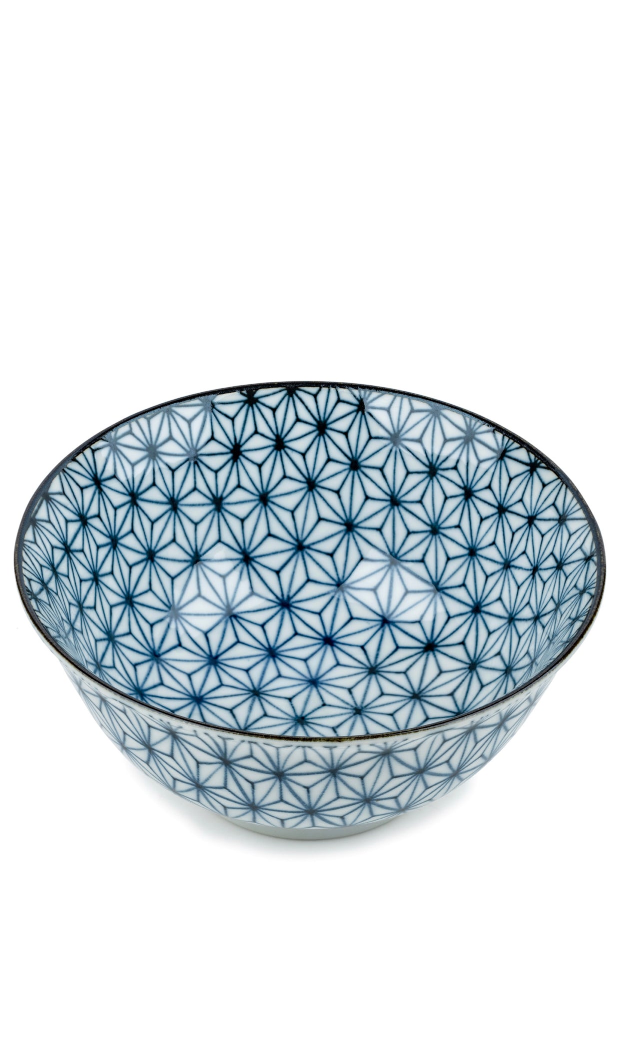 Asanoha Ceramic Japanese Tayou Bowl