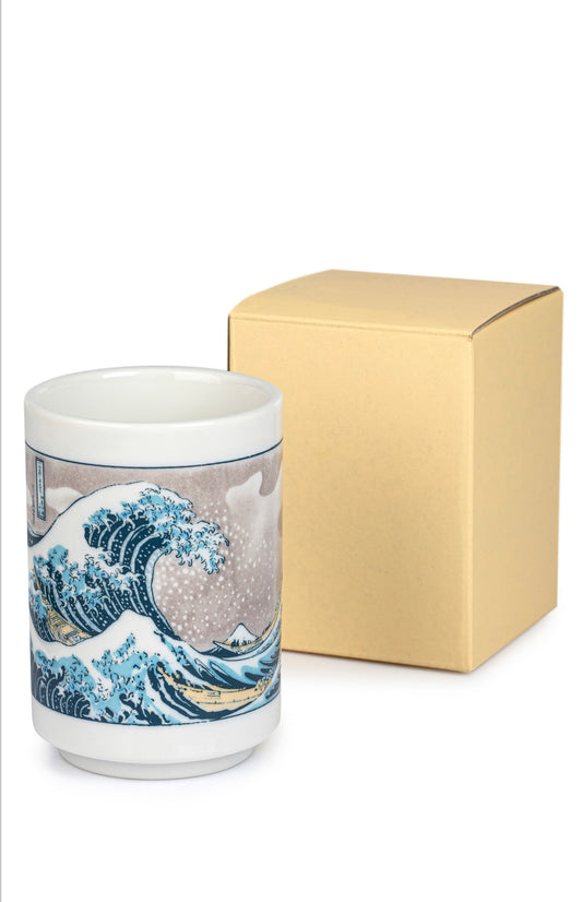 Great Wave Japanese Tea Cup