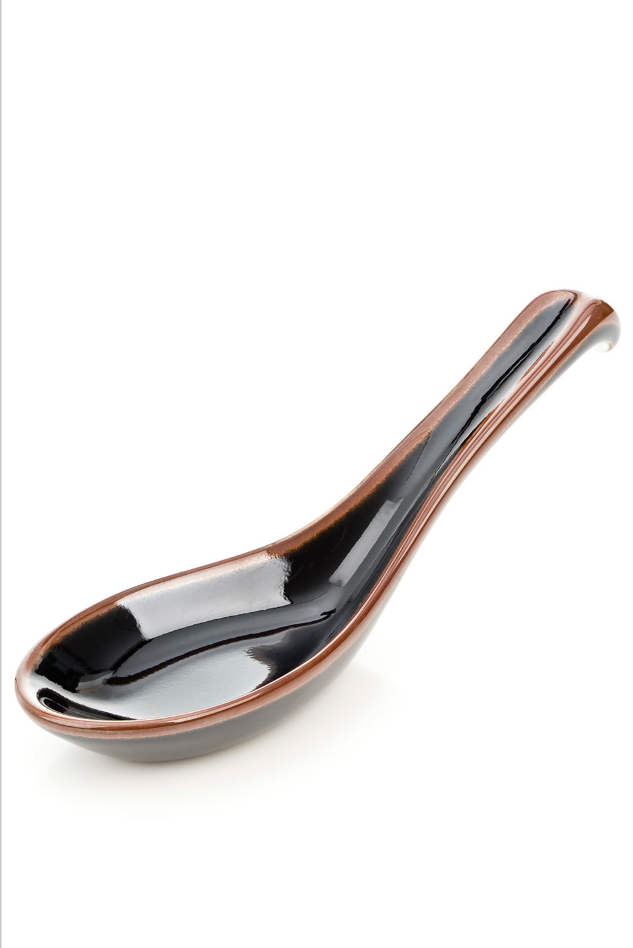 Tenmoku Black Japanese Soup Spoon