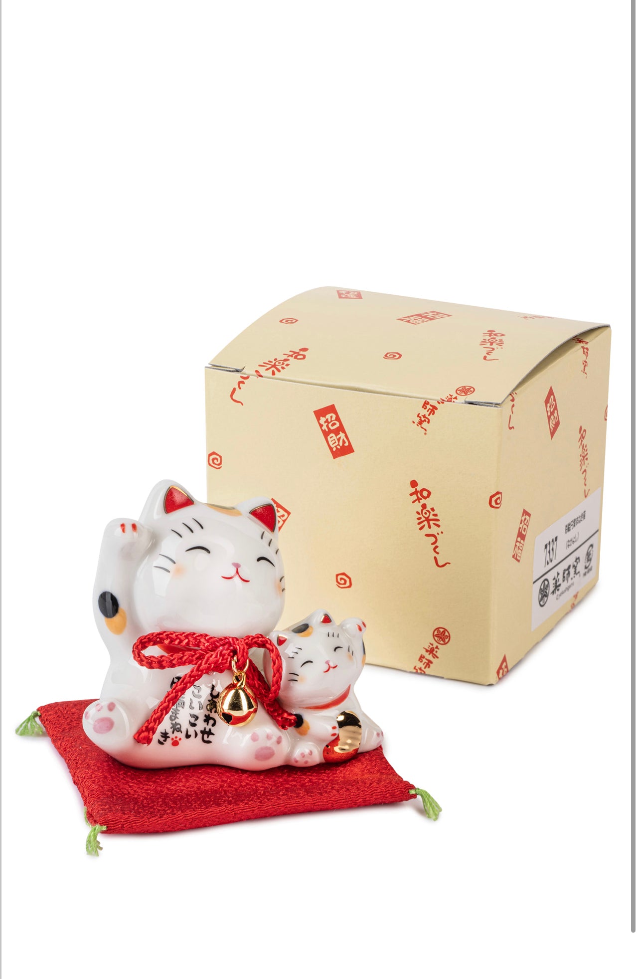 Oyako Pair of Japanese Lucky Cats