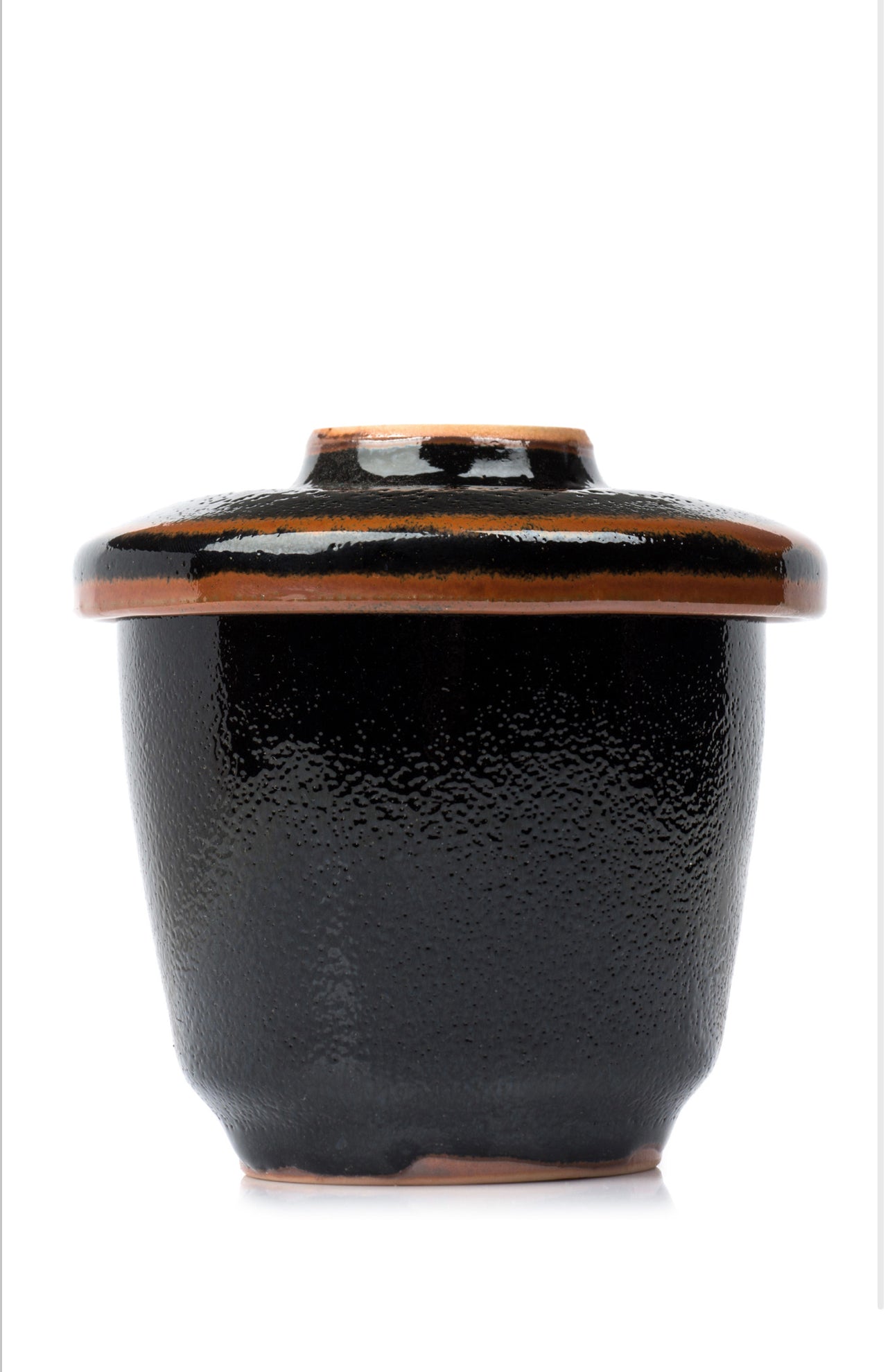 Tenmoku Black Japanese Chawanmushi Bowl