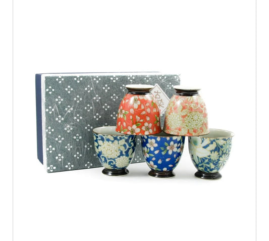 Kashiwa Blue Japanese Teacup Set