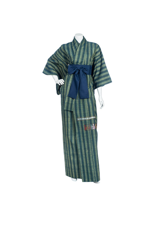 Heijyo Vintage Japanese Silk Kimono Robe