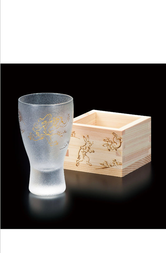 Japanese masuzake set sake cups