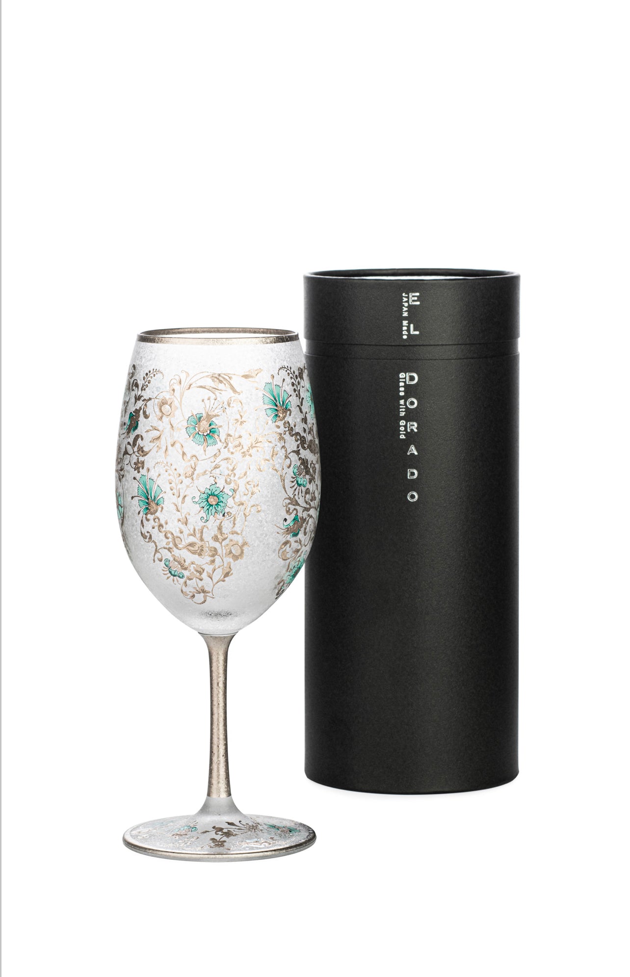 Arabesque Silver Premium Japanese Wine Glass