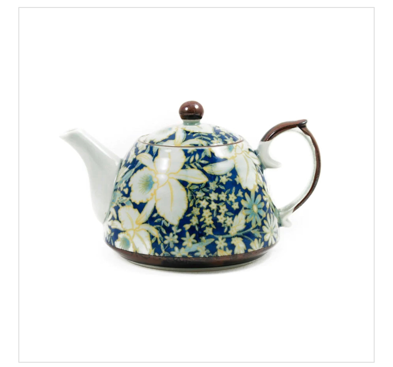 Suisen Blue Japanese Teapot