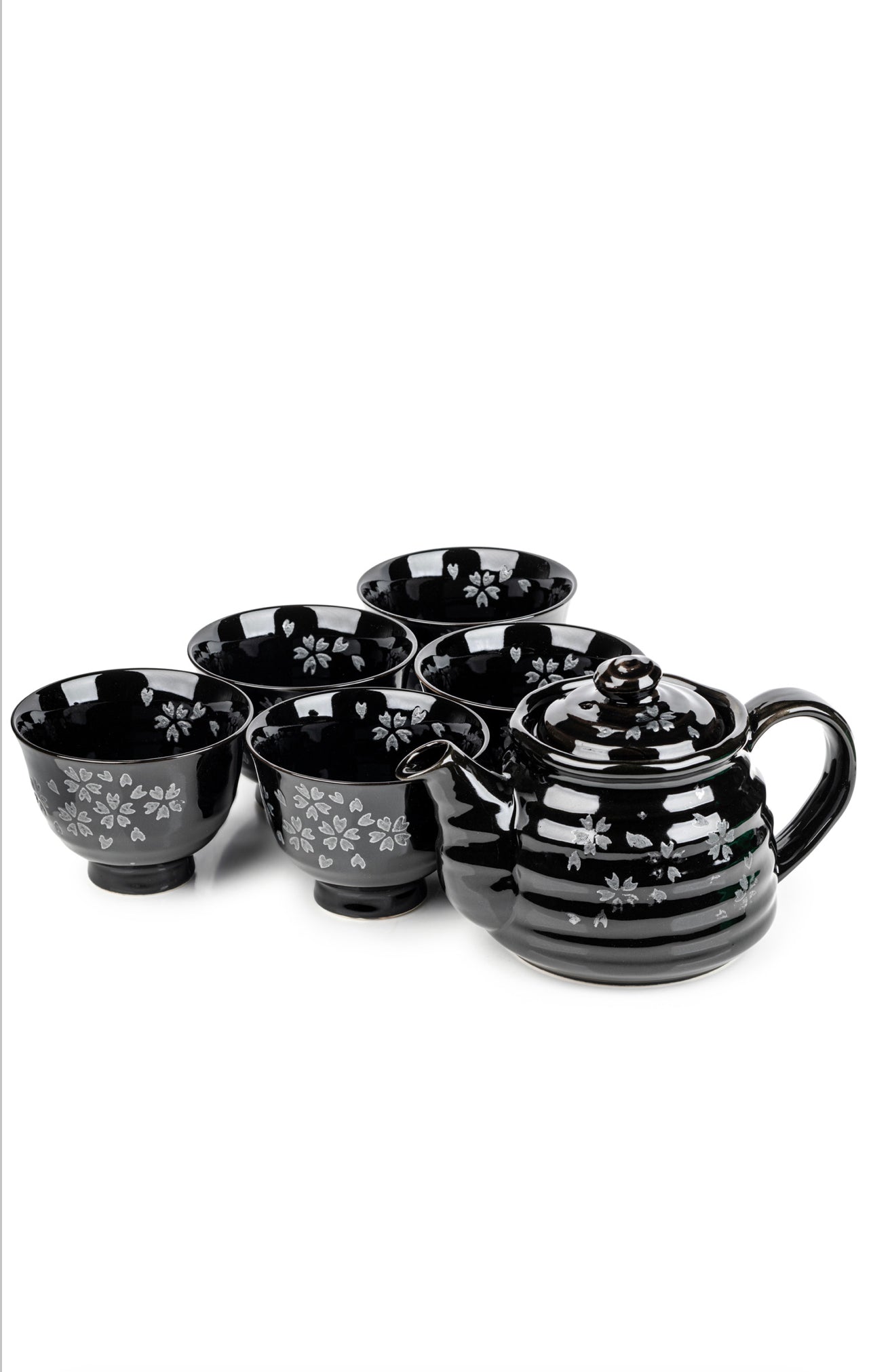 Ginsai Sakura Japanese Tea Pot Set