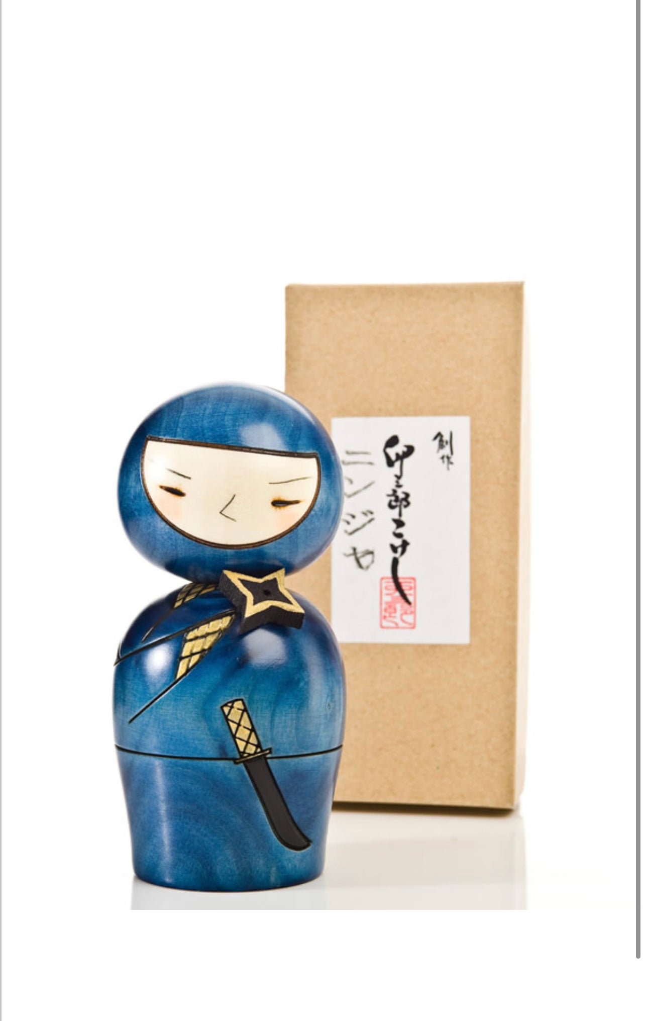 Ninja Authentic Japanese Kokeshi Doll