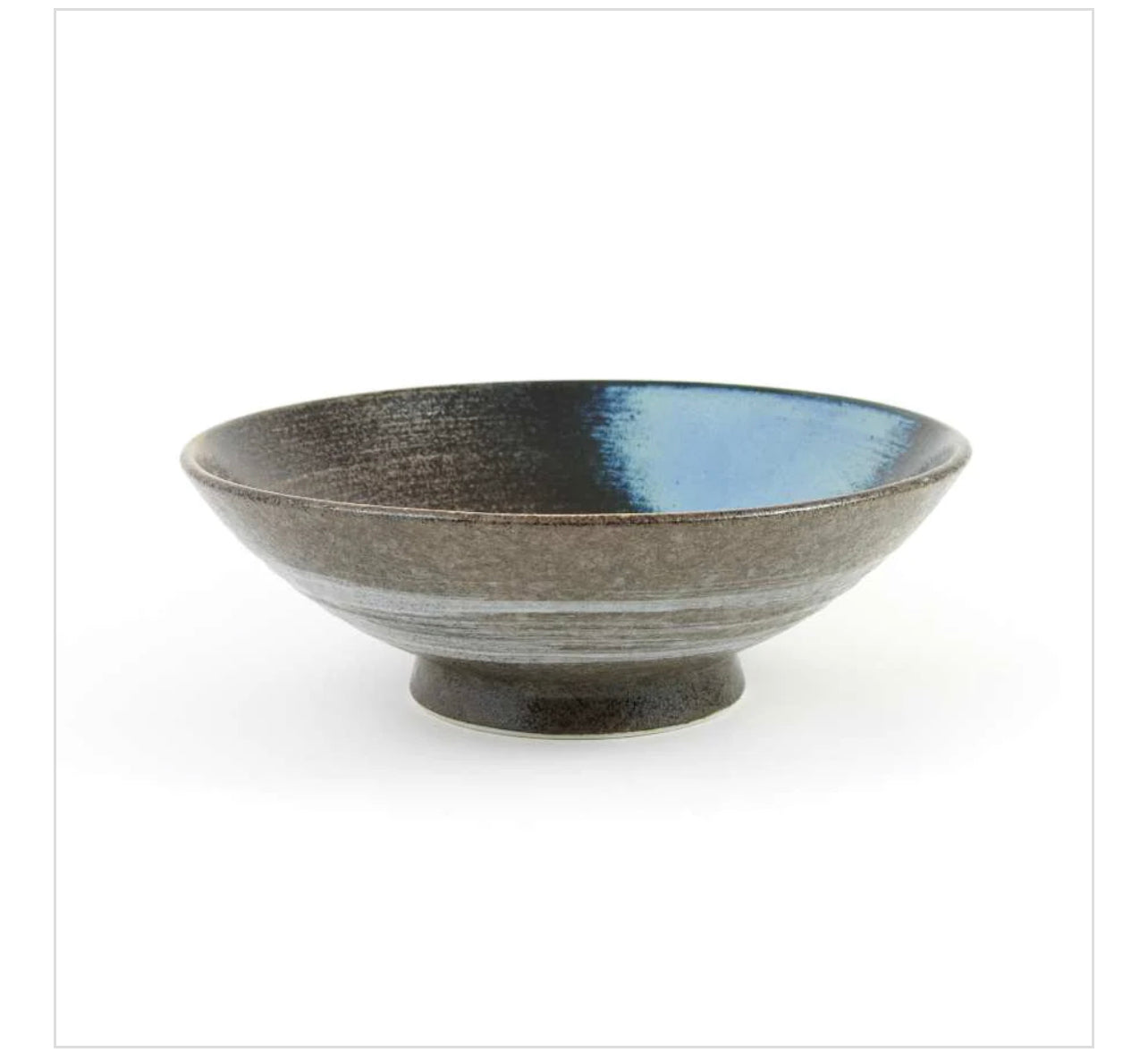 Blue-Black Glaze Bowl