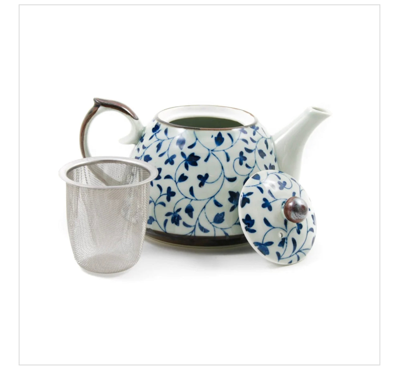 Shizen Blue Japanese Teapot & Teacup Set