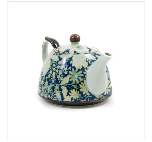 Suisen Blue Japanese Teapot