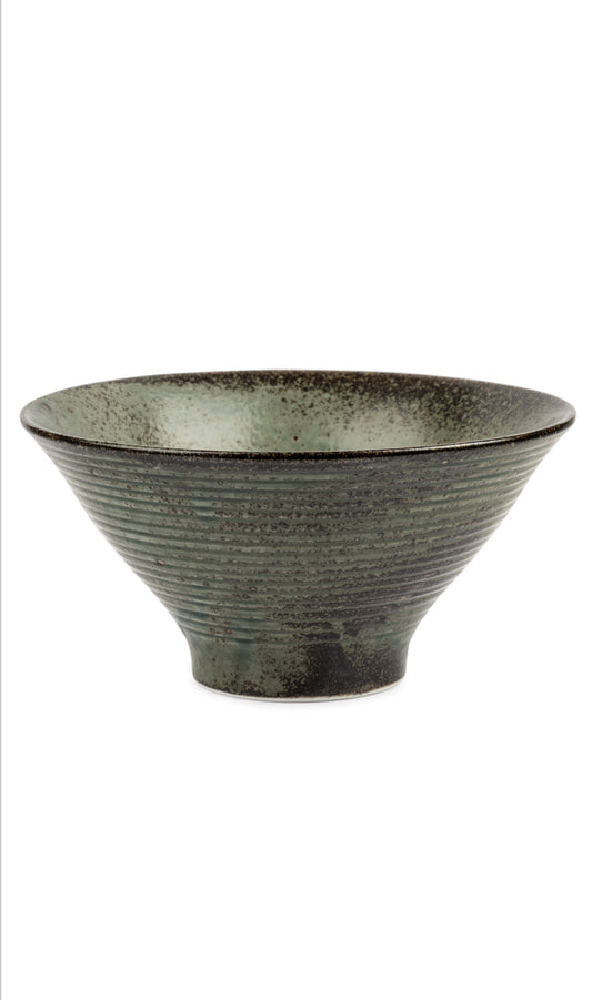 Green Wabi Sabi Premium Japanese Ramen Bowl