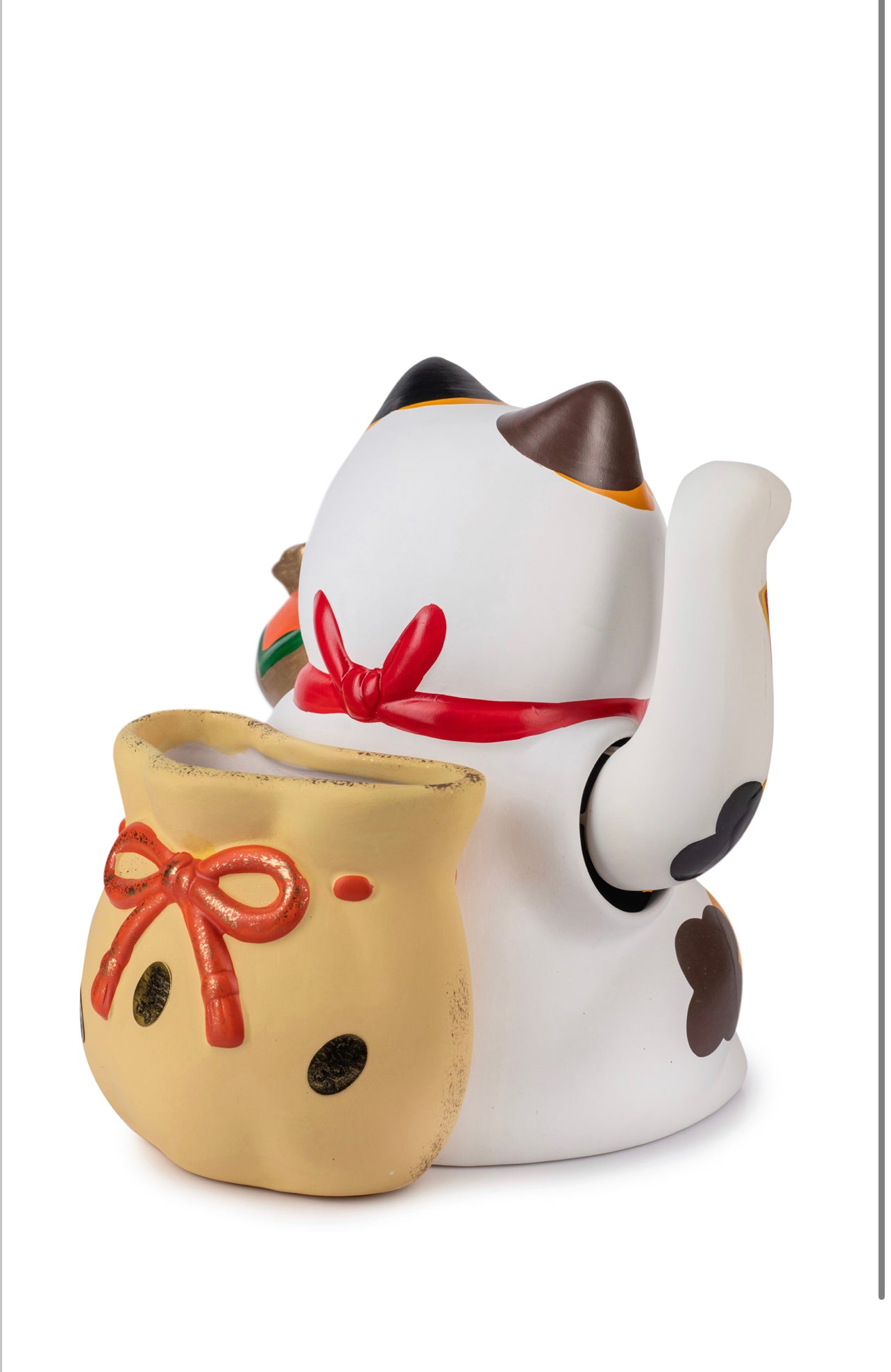 White Moving Paw Japanese Lucky Cat