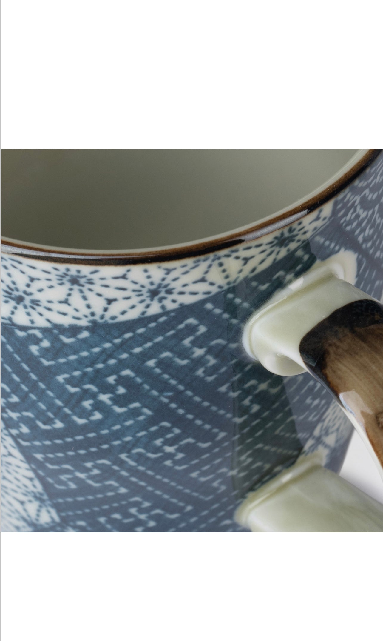 Kozome Patchwork Japanese Mug.