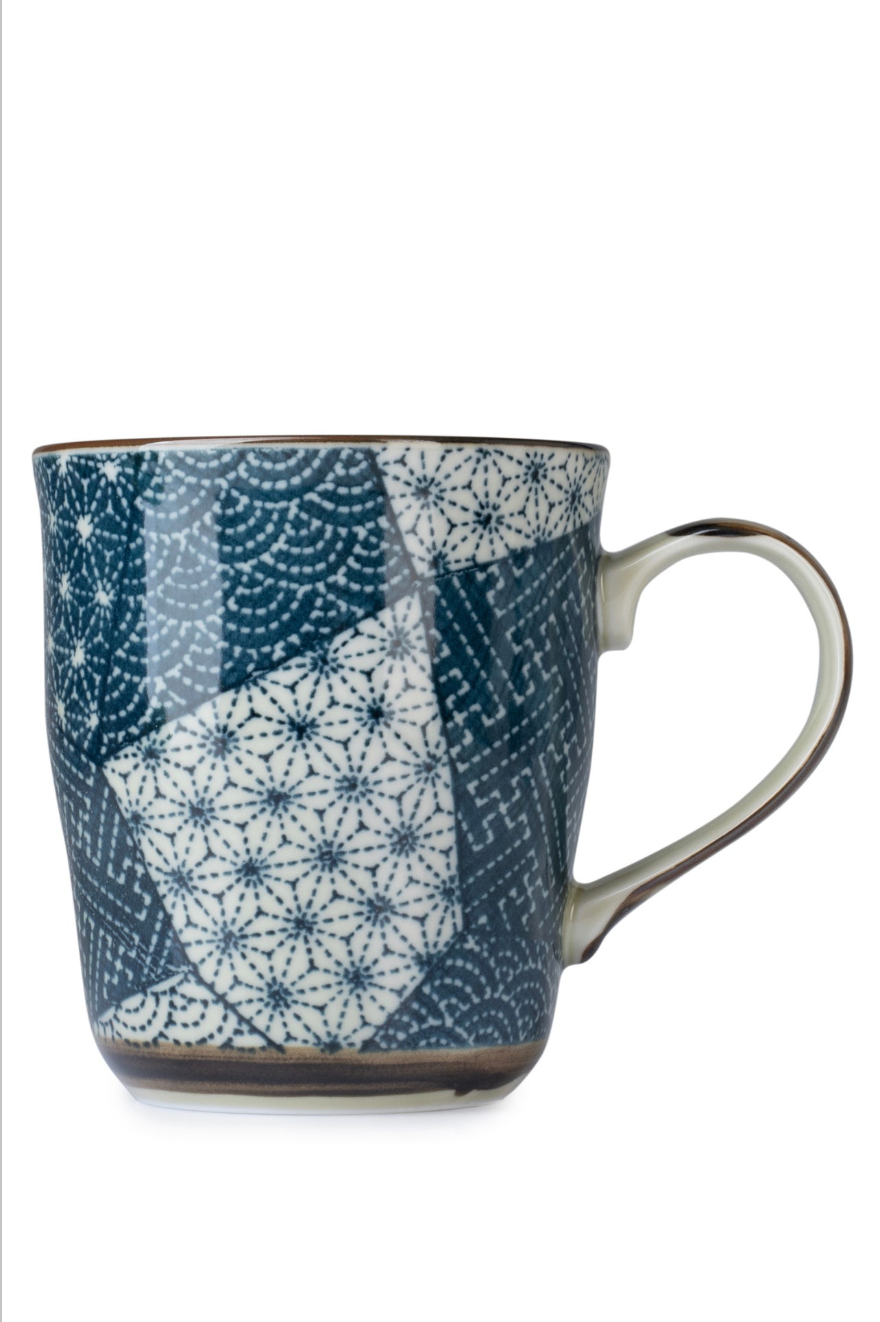 Kozome Patchwork Japanese Mug.