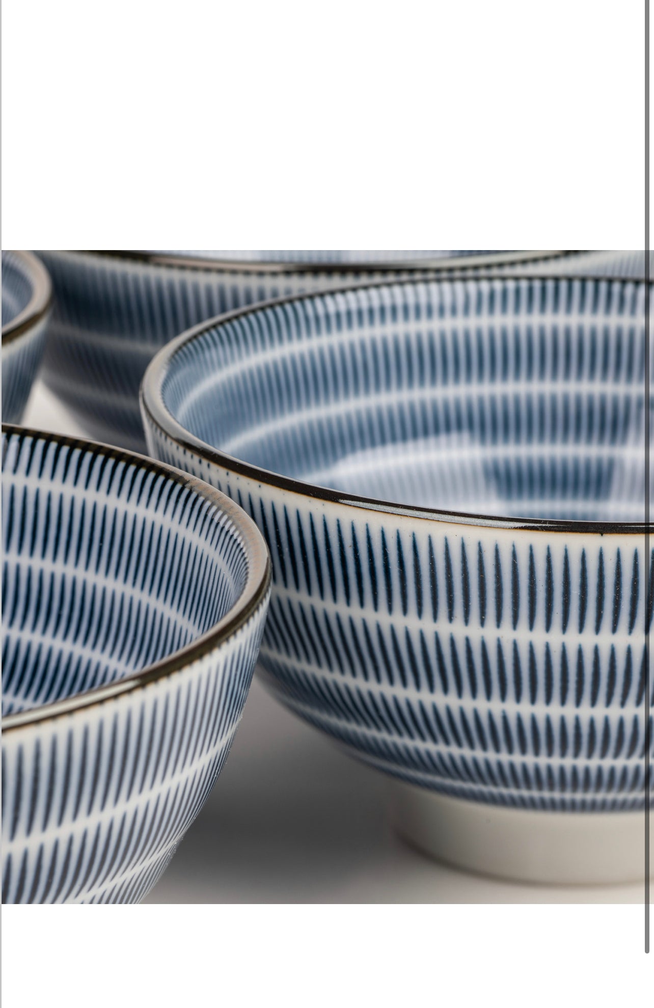 Tochiri Traditional Japanese Rice Bowl Set