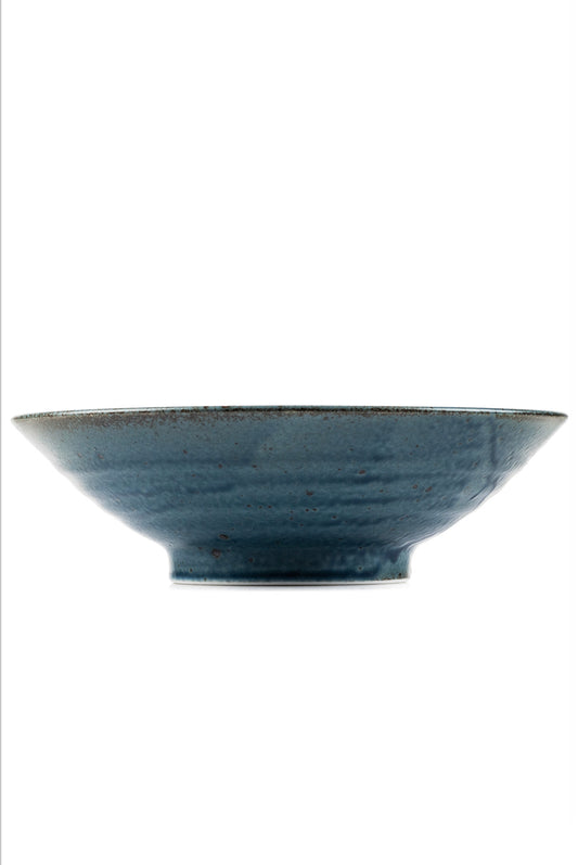 Blue Wabi Sabi Premium Japanese Serving Bowl