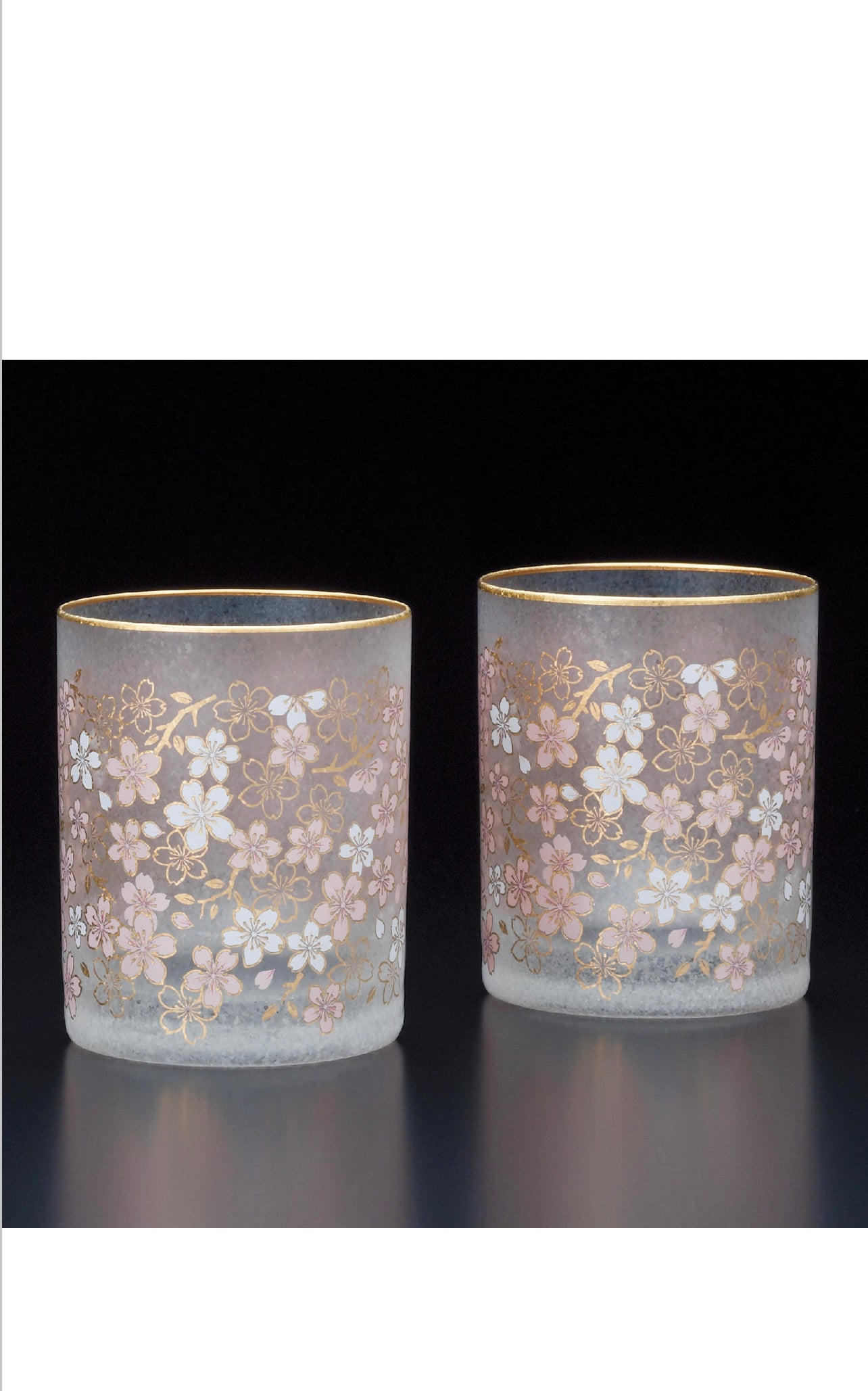 Sakura Set 2 Premium Japanese Glass Tumblers