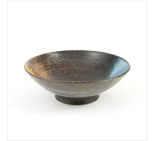 Blue-Black Glaze Bowl