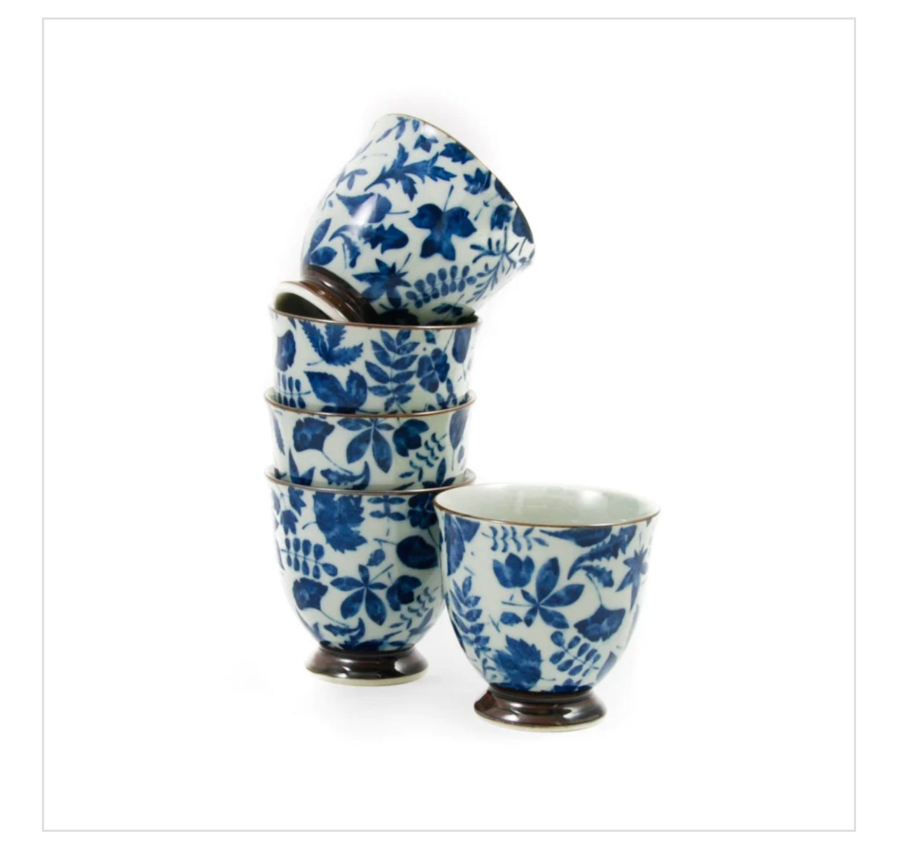 Kashiwa Blue Japanese Teacup Set