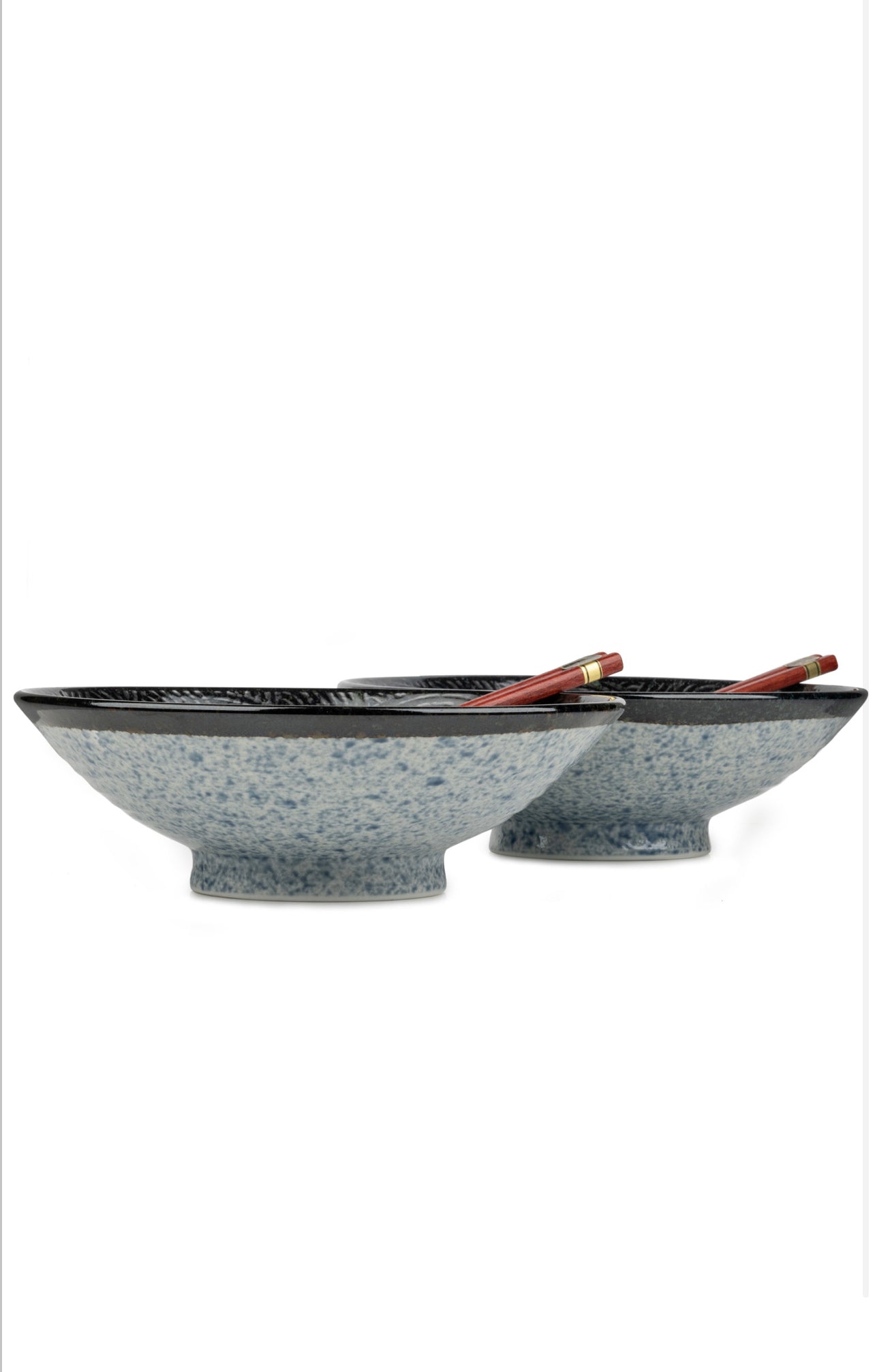 Seikaiha Japanese Ramen Noodle Bowl Set