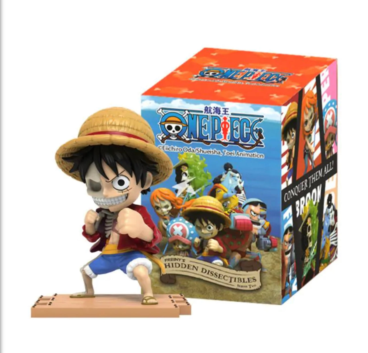 MIGHTY JAXX Freeny's Hidden Dissectibles: One Piece Series 02 (Random Character) Box Of 12