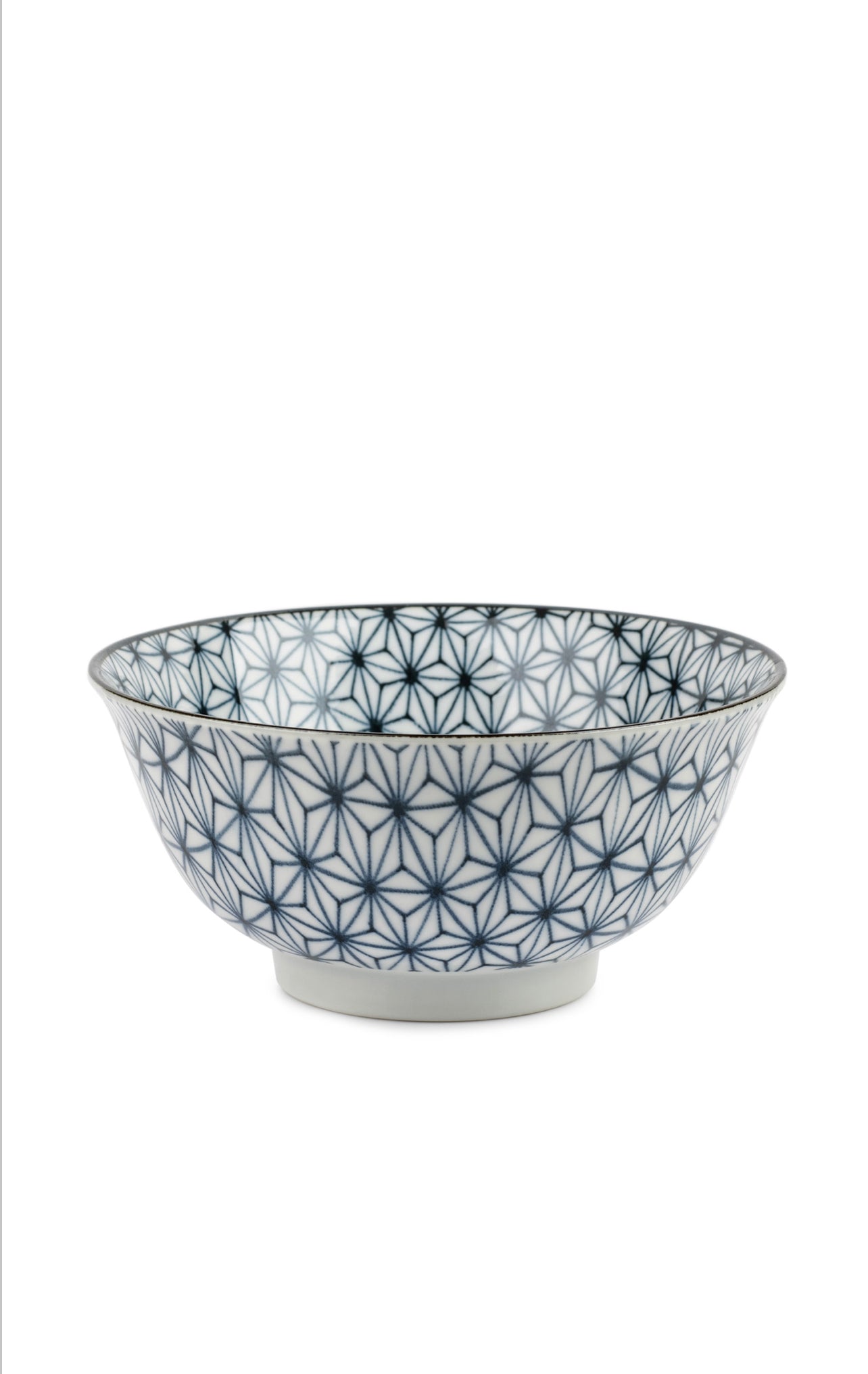 Asanoha Ceramic Japanese Tayou Bowl