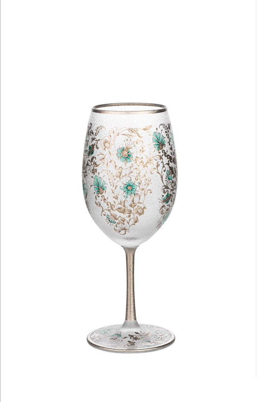 japanese engraved wine glass