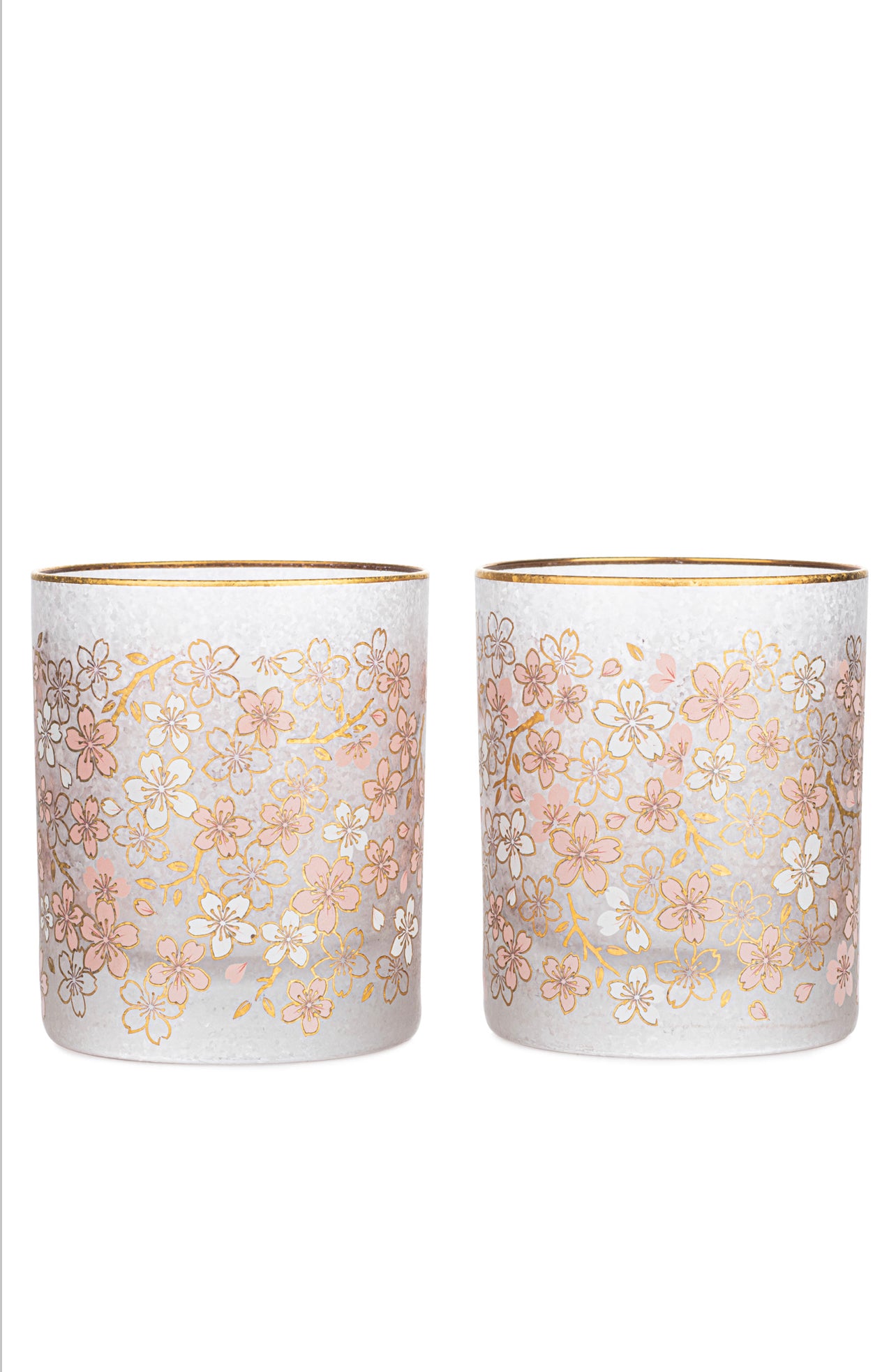 Sakura Set 2 Premium Japanese Glass Tumblers