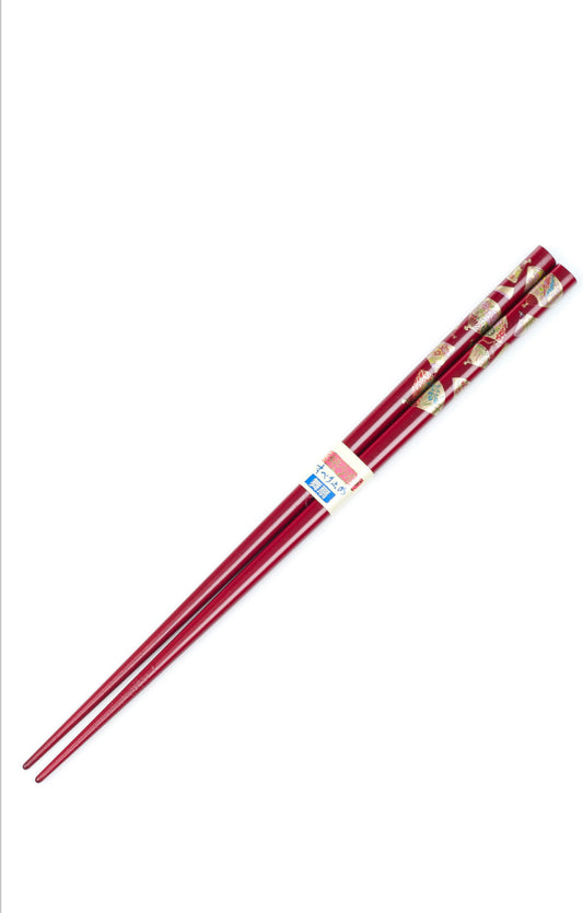 Wine Red Fan Chopsticks