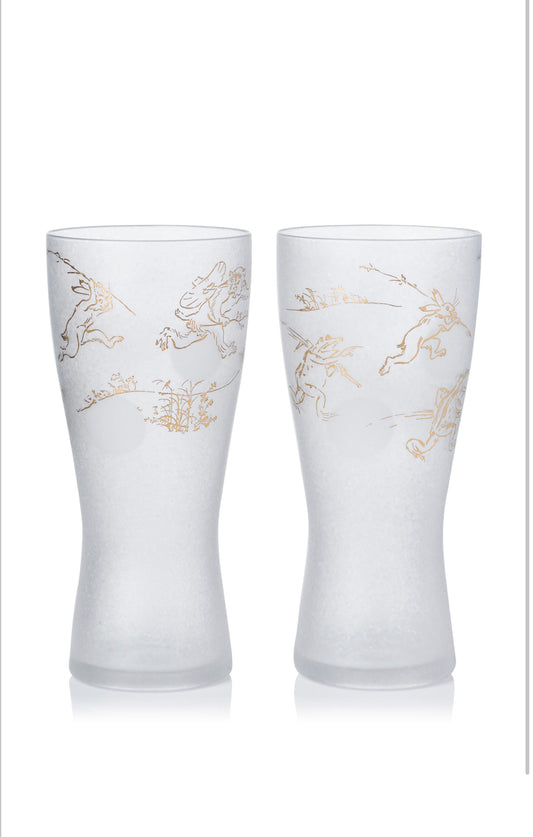 Japanese beer glasses Choju Giga