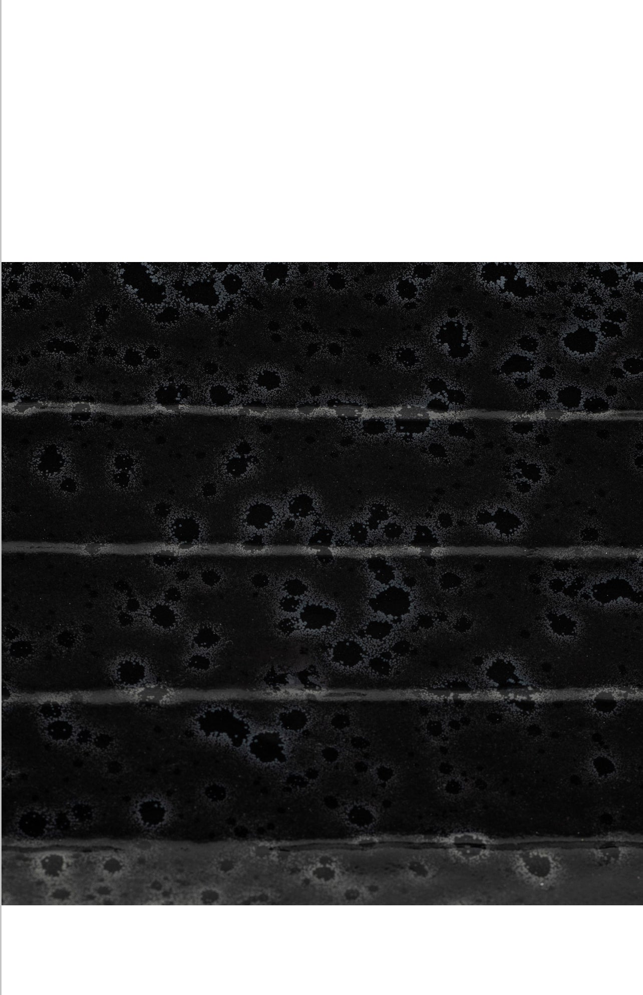 Large Black Ceramic Japanese Sushi Platter